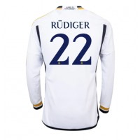 Maglie da calcio Real Madrid Antonio Rudiger #22 Prima Maglia 2023-24 Manica Lunga